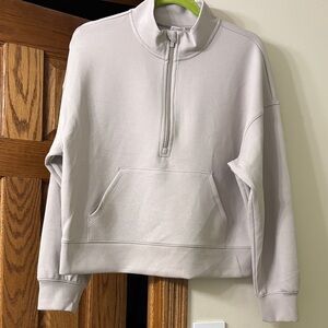 All in Motion Women's Light Beige Half-Zip Sweater